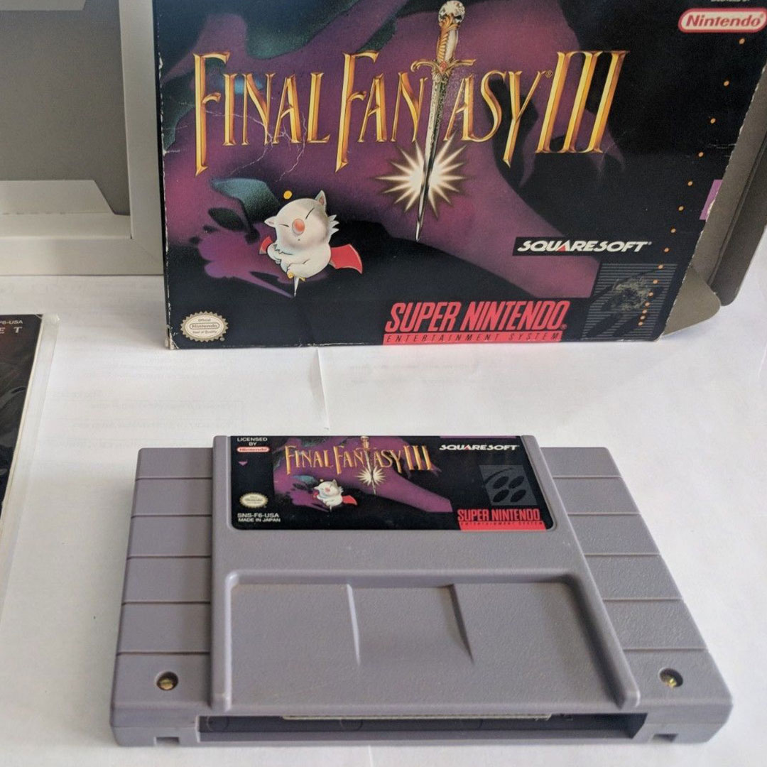 Final Fantasy III SNES Boxed Complete (no map) [NTSC US]