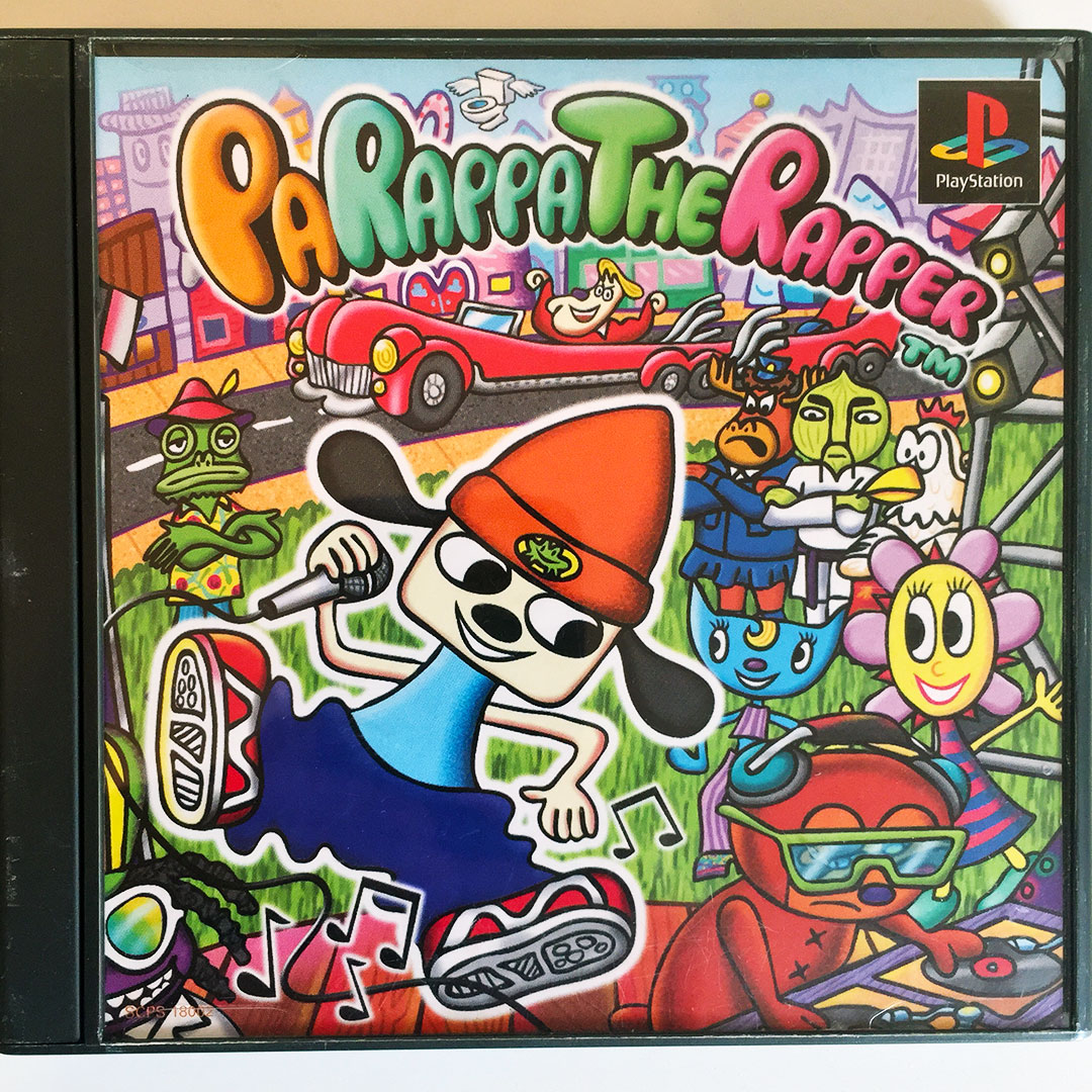 PaRappa The Rapper (PlayStation the Best) + Spin.Card PS1 Japan