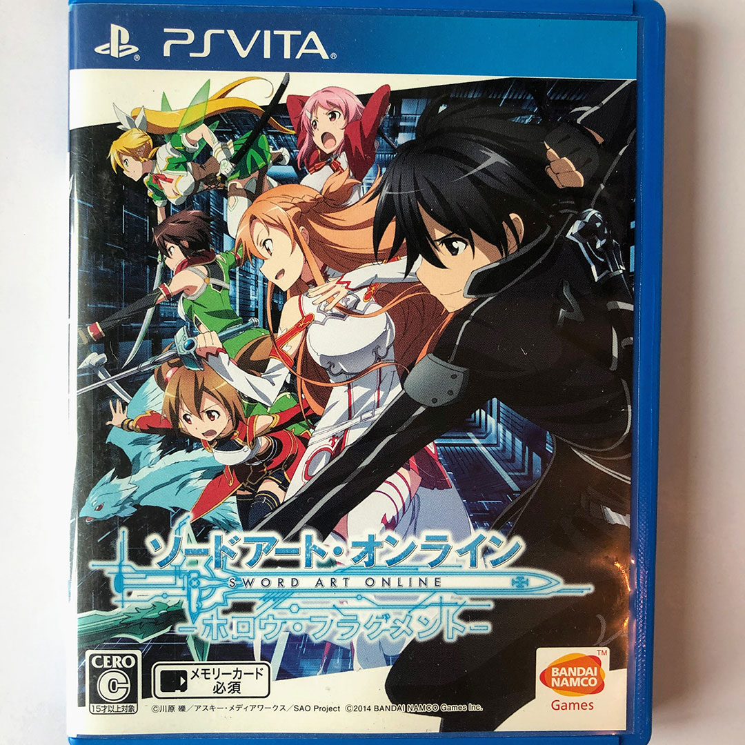 Sword Art Online Hollow Fragment Ps Vita Japan Import Retrobit Game